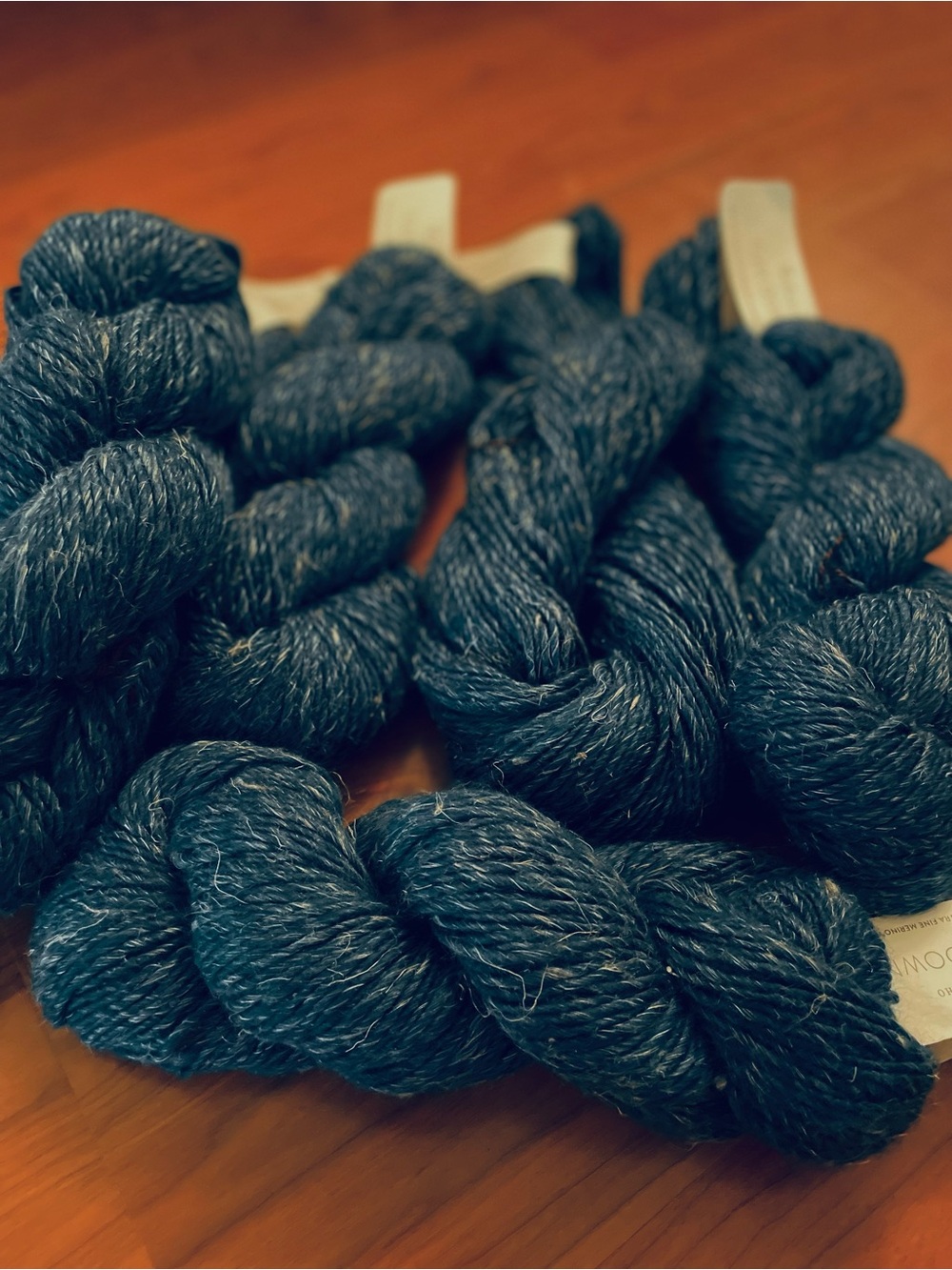 6 Purl Soho Flax Down Yarn Lot 43-Baby Alpaca 42-Extra Fine Merino 15-Linen Blu - Picture 4 of 4